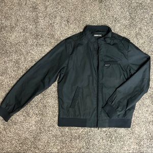 Members Only Black Zip Up Jacket